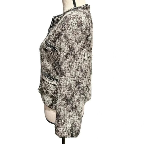 Zara Womens Tweed Blazer Jacket Size M - Picture 6 of 8